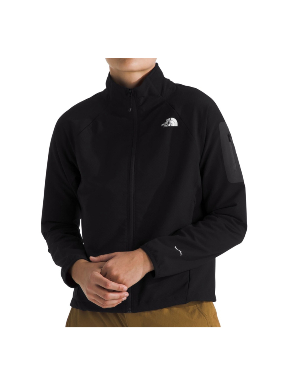 The North Face Windwall Jacket Womens L Black Softshell Full Zip NWT